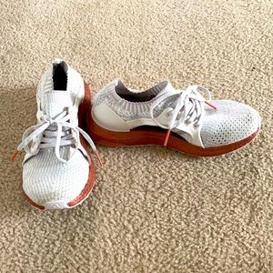 adidas White and Orange Athletic Shoes